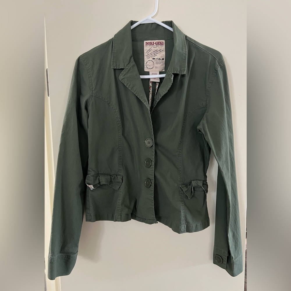 Doki Geki Army Green Jacket